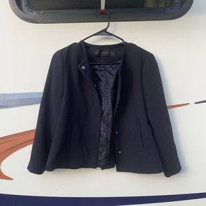 Zara cropped coat jacket